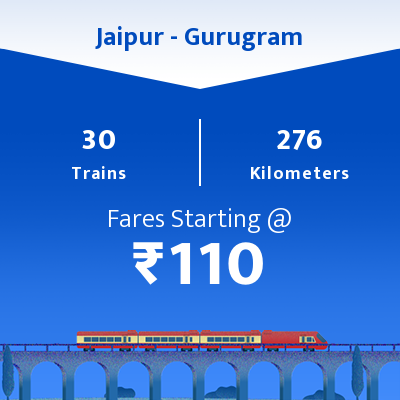Jaipur To Gurugram Trains